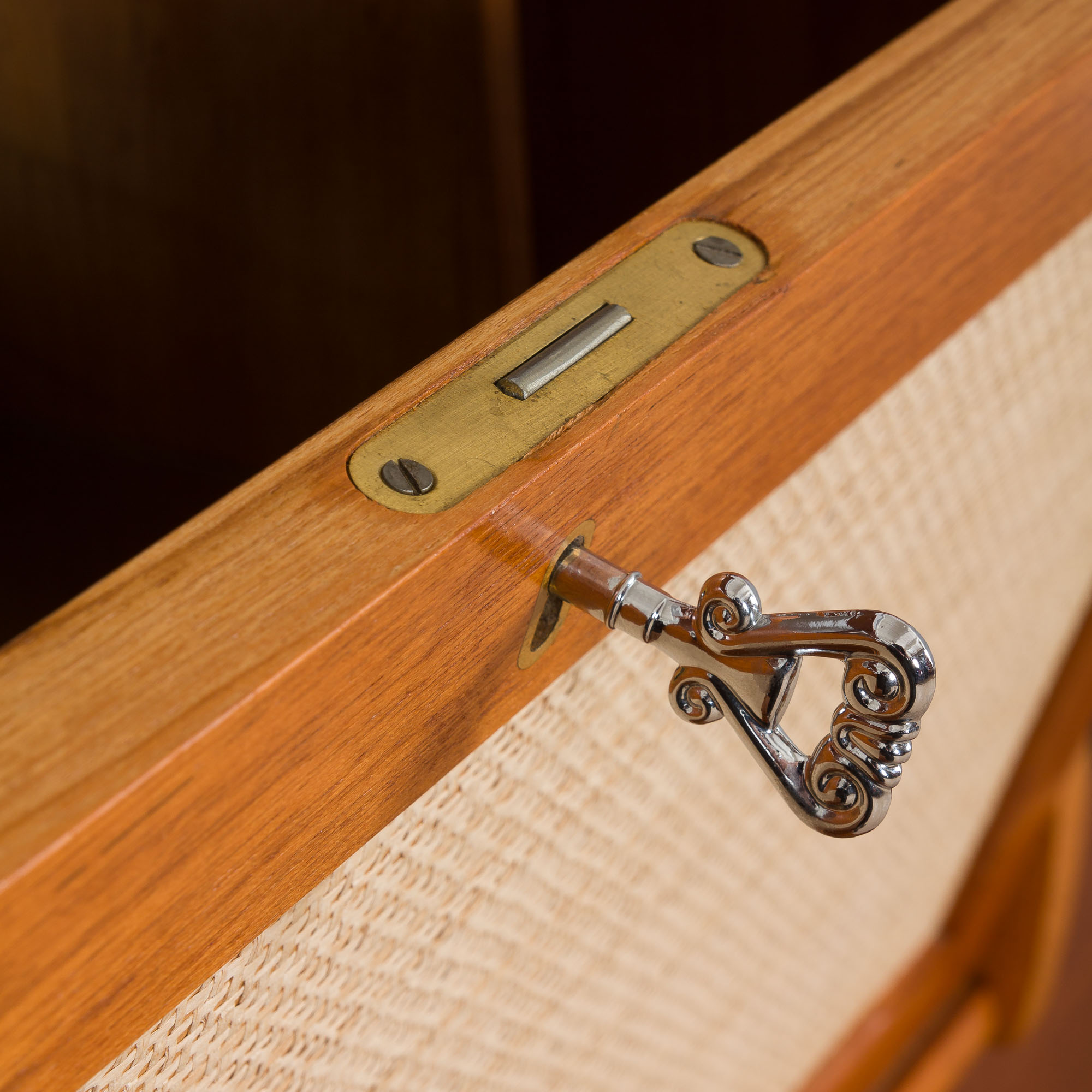 Scandinavian  free standing  Ergo wall unit bar cabinet and 3 cabinets and with 7 shelves,  by John