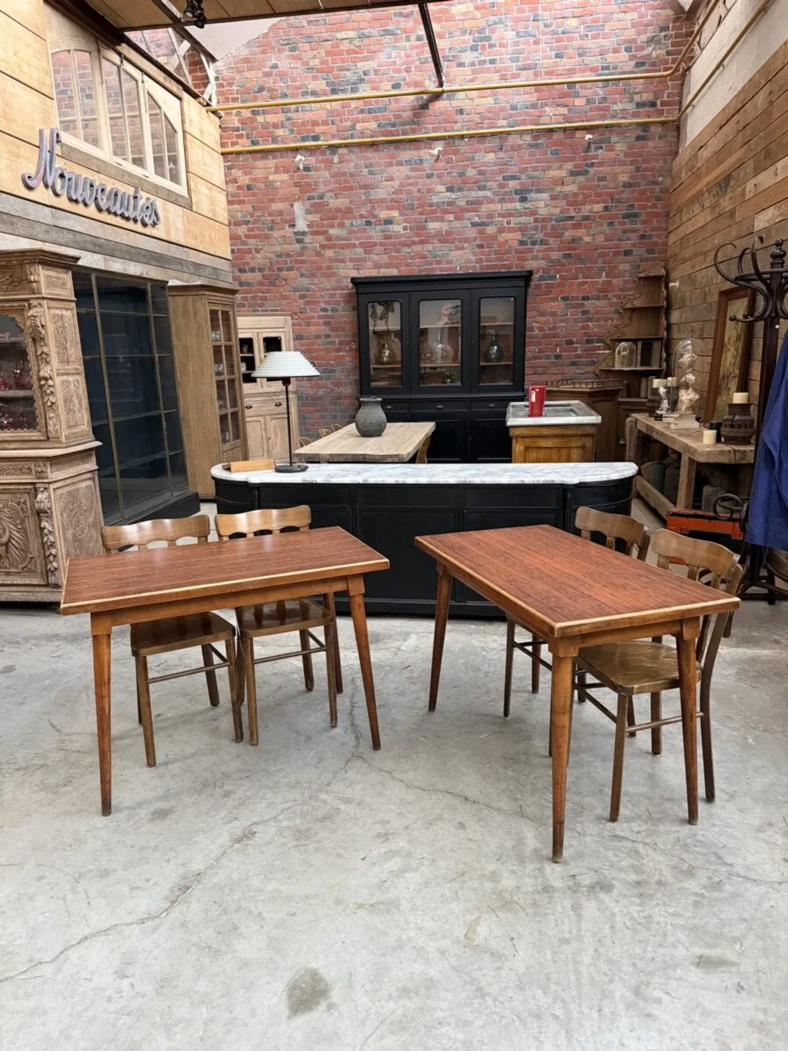 Pair of 1960s bistro tables