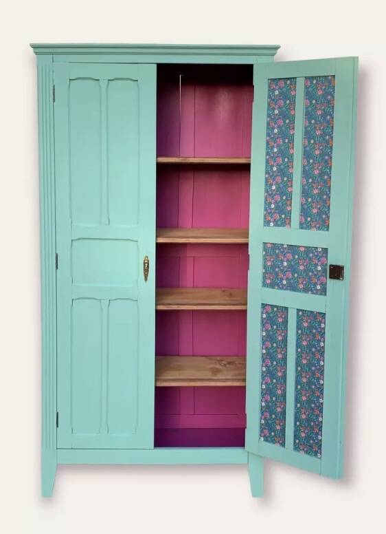 Art Deco paneled Parisian wardrobe 1940