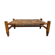 Wooden bench and rope 50s