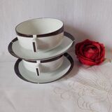 Large Lunch Duo Cups Limoges Lafarge