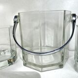 Wisky glasses and ice bucket