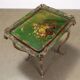 Table basse ancienne Middle Victorian en bronze et papier mâché, Angleterre, XIX Century