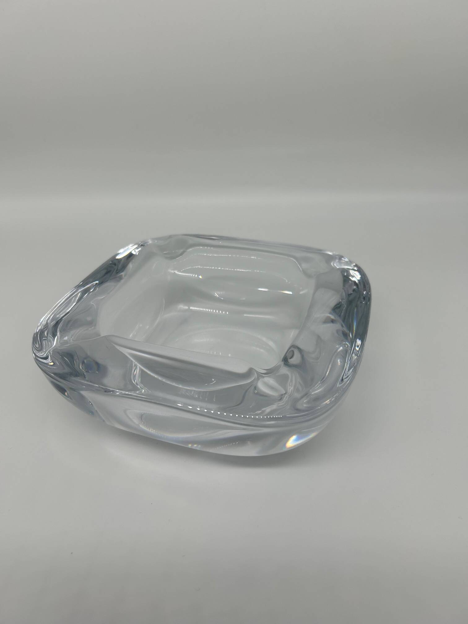 Large crystal ashtray