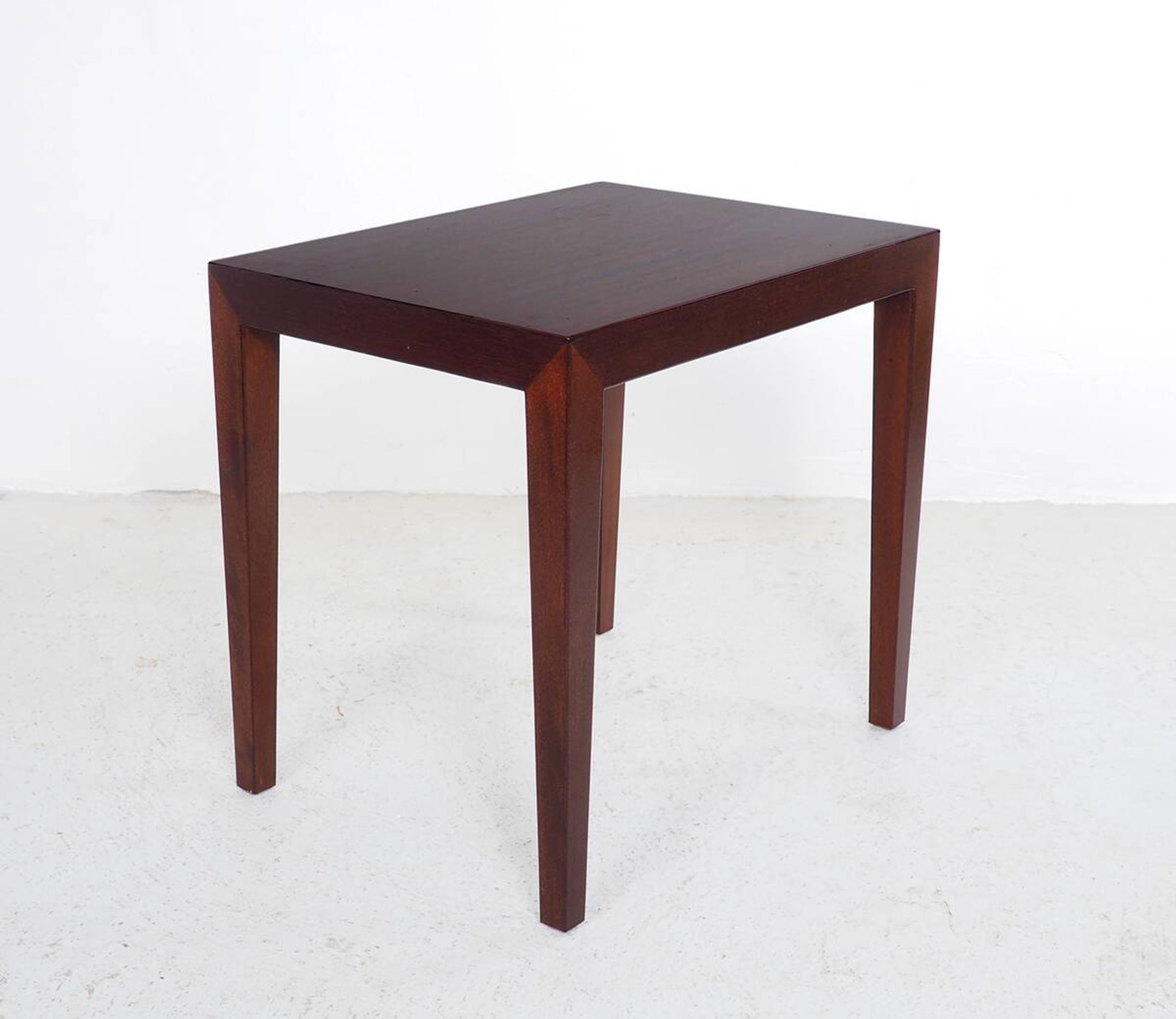 Tables Gigognes en Acajou par Severin Hansen pour Haslev Møbelsnedkeri, 1960s, Set de 3
