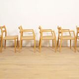 6 x dining chairs | Niels Otto Møller | Model 84 & 67 | Oak | Restored