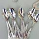 Silverplated cutlery : spoons, forks, teaspoons