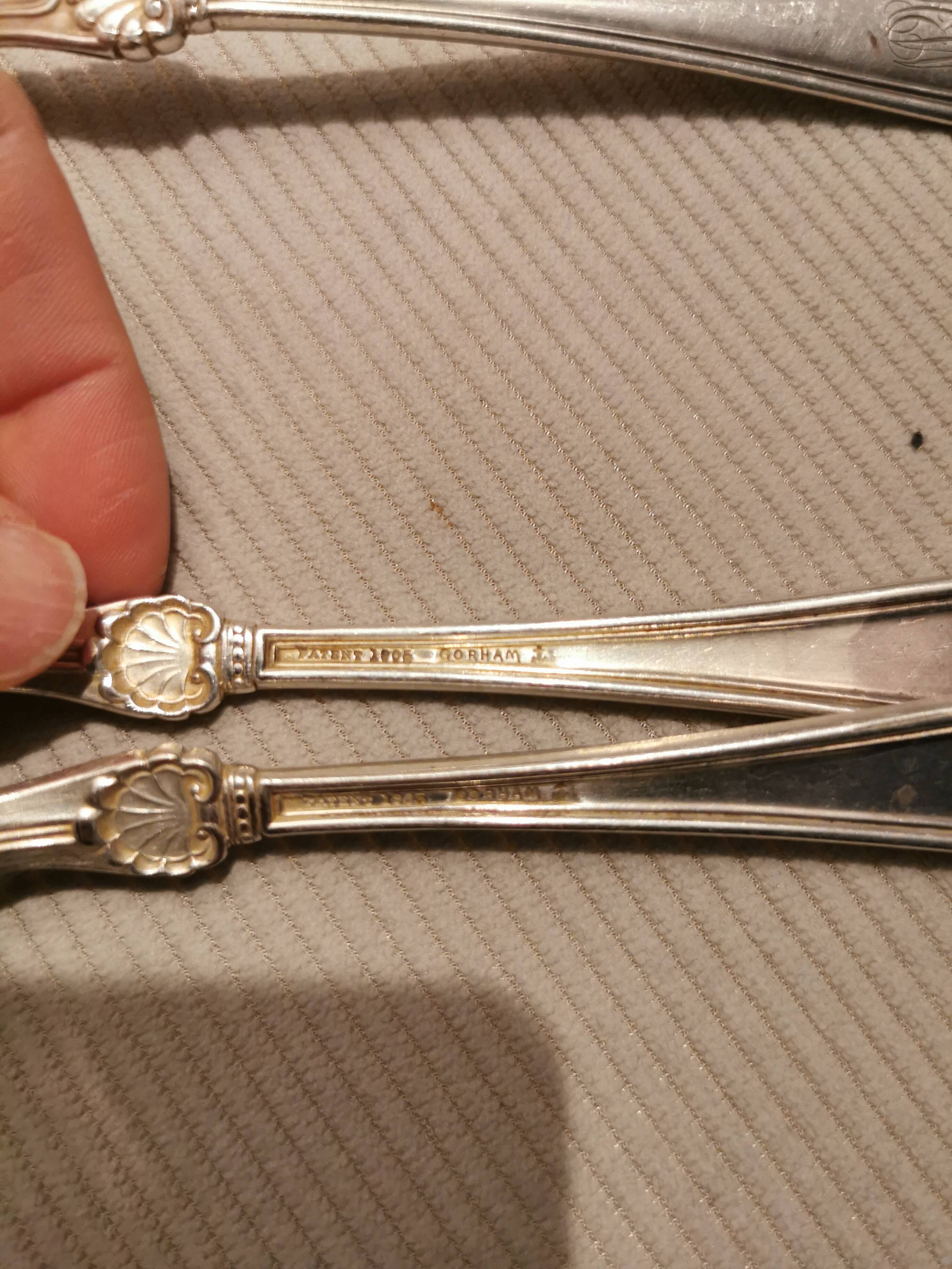 4 antique Gorham spoons from 1905