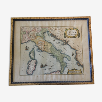 Carte ancienne Italie XIX