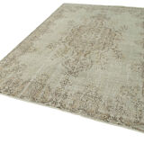 Hand-knotted contemporary turkish beige carpet 208 cm x 300 cm - 36575