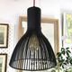 Black slatted Nordlux suspension, contemporary design