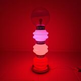 Italian Murano Floor Lamp  in 3 Colors Light, 1970s