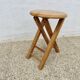 Tabouret pliant dans le style de Roger Tallon ou Adrian Reed, vers 1970