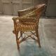 Fauteuil en rotin vintage