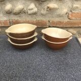 Set of stoneware bowl