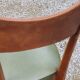 Pair of 50's Scandinavian style mahogany chairs