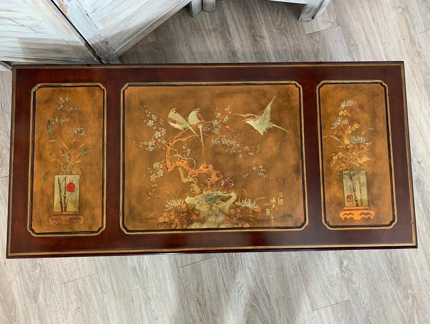 1960s Chinese style lacquered coffee table