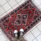 Tapis vintage fait main Hamadan – 67 cm x 111 cm - 1C966