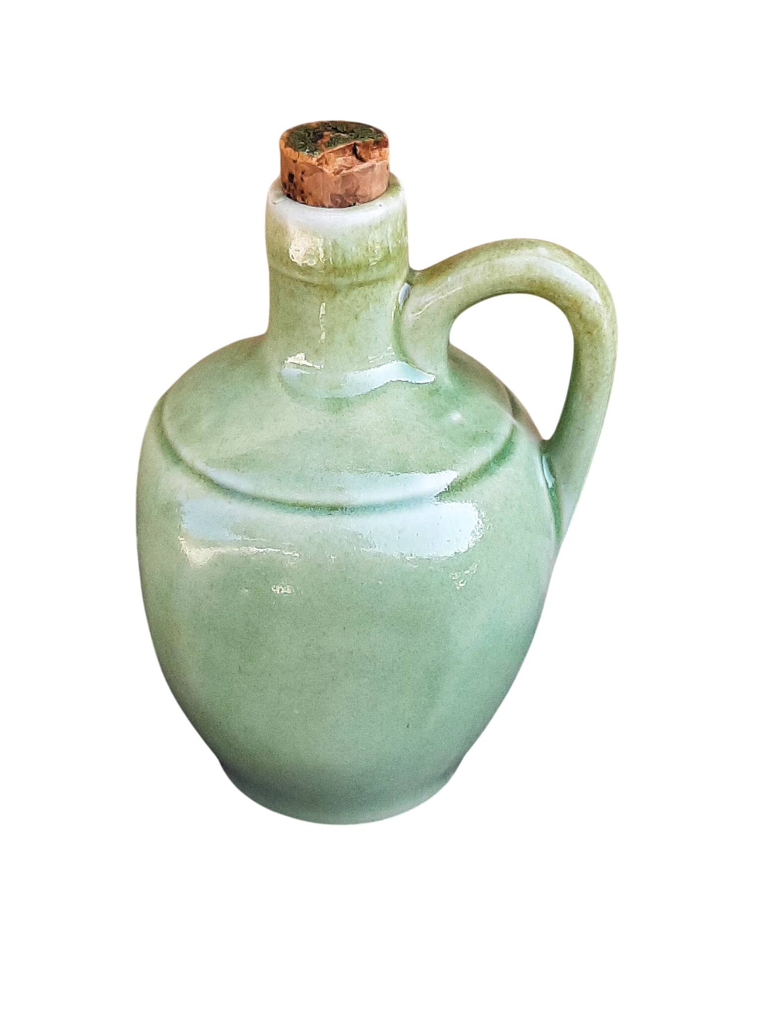 Vintage glazed stoneware jug Grespots Digoin