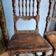 Paire rare de chaises sculptées, fabrication italienne du XVIIe siècle.