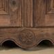 Armoire ou penderie française antique Louis XV rustique