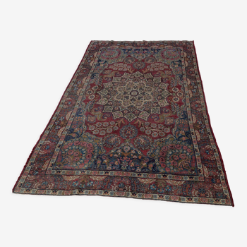 Very old Kirman carpet 202x305