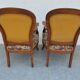 Pair of Louis Philippe-style armchairs