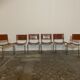 Suite of 6 designer chairs Fasem design