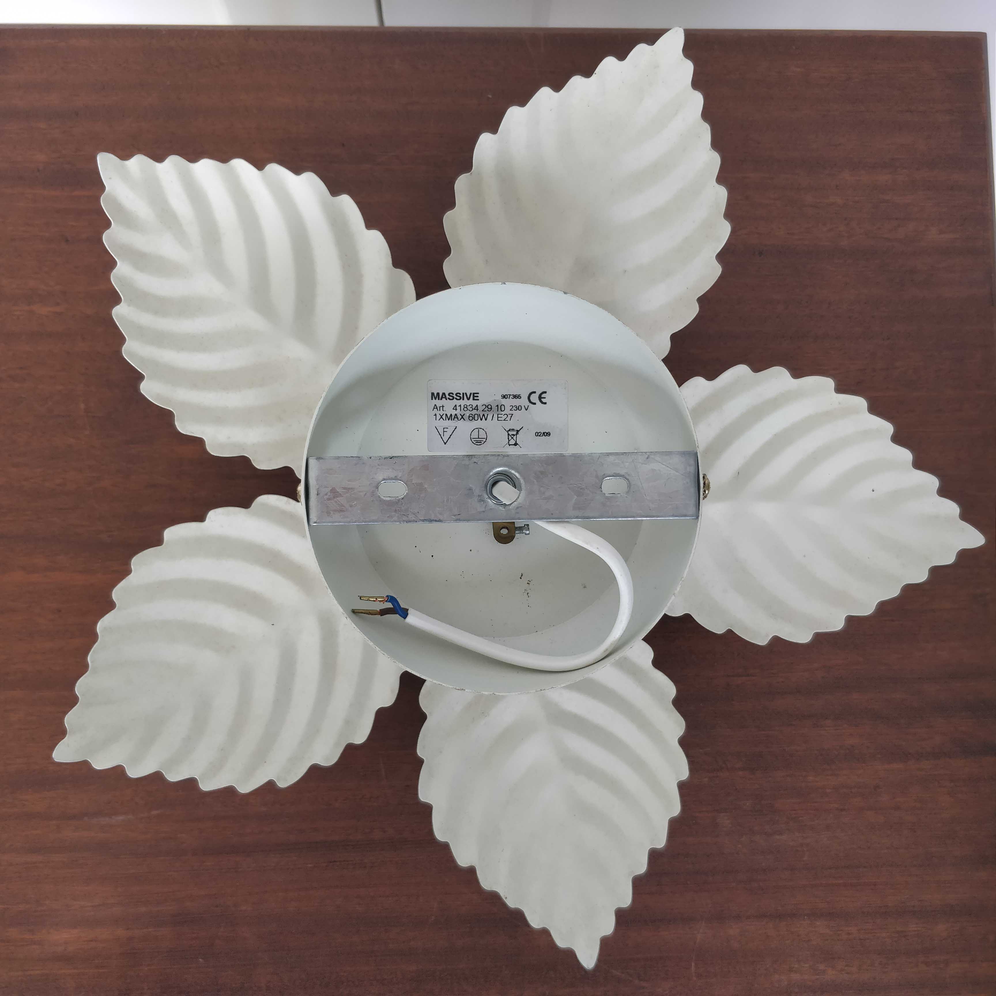 Flower leaf sconce 30cm