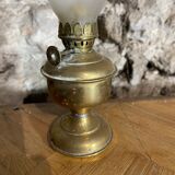 Old copper kerosene lamp
