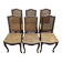 Suite de 6 chaises de style Louis XV en cannage