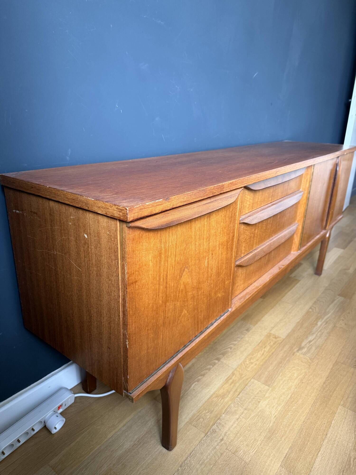 Vintage Scandinavian teak enfilade from the 1960s.