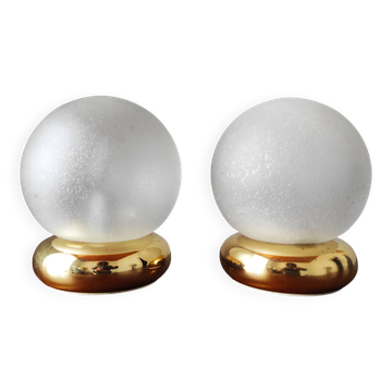 Pair of vintage 1970 Targetti Sankey lamps –