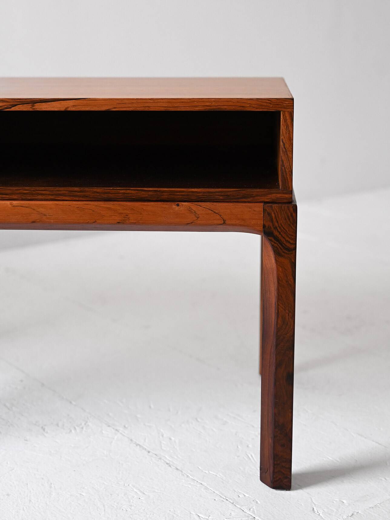 Pair of rosewood nightstands by Kai Kristiansen