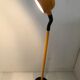 Yellow gooseneck floor lamp 50s-60s
