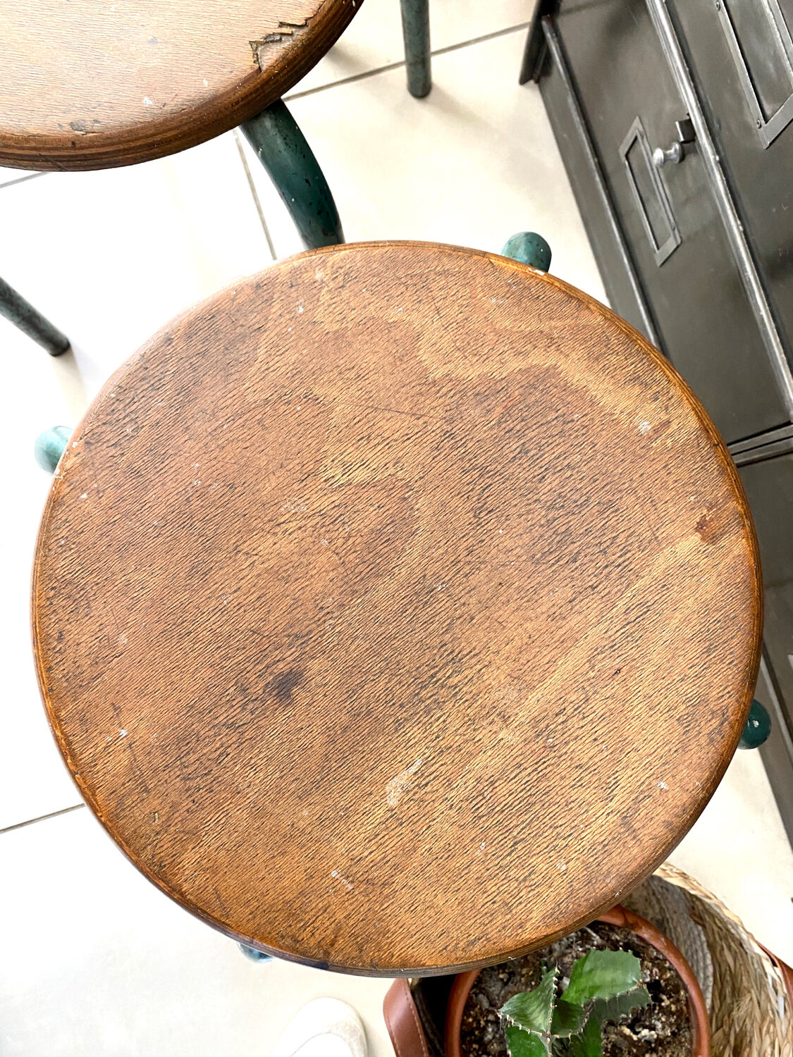 Pair of school stools