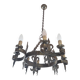 Handcrafted wrought iron electric suspension