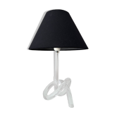 1970s Lucite Knot Table Lamp Attributed to Elaine Bscheider for Dorothy Tho