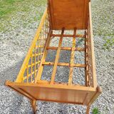 Bed child baby vintage wood