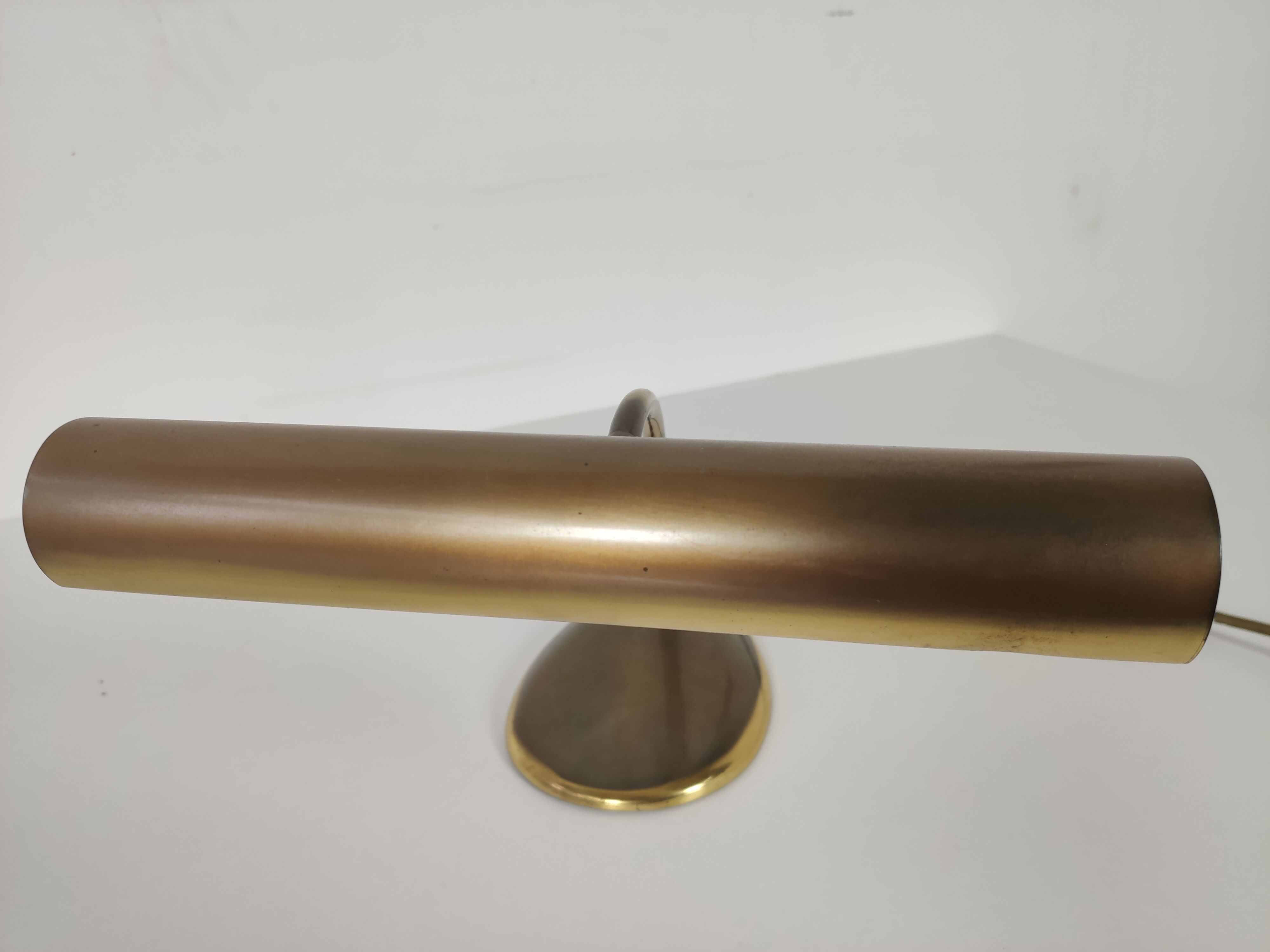 OMI DGBM 50/60s brass desk lamp