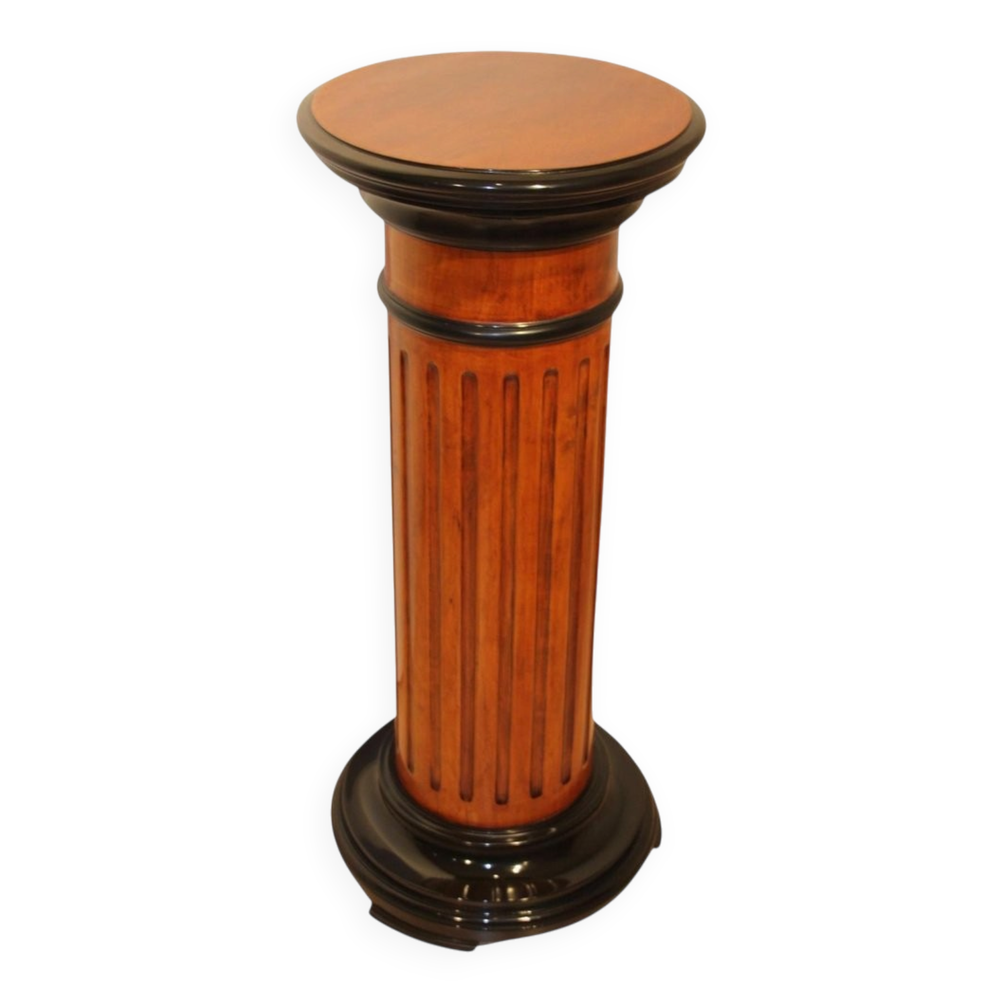 Neoclassical Rotating Pedestal in Beech Wood, Germany, 1920s