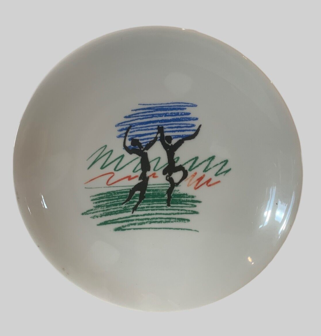 Limoges porcelain plate Decoration of Picasso XXcentury