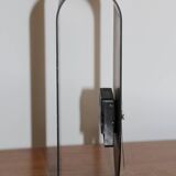 Clock “made in Italy” black steel