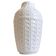 Mid-Century White Glazed Vase by Bay Keramik, West Germany, 1950s