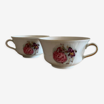 Lot 2 tasses en porcelaine winterling bavaria