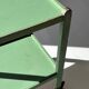 Painted wooden serving trolley, patinated, circa 1950