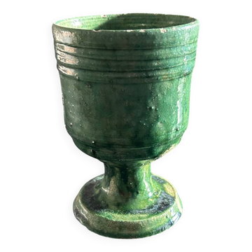Small green Tamegroute vase