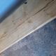 Bench 120 cm old solid wood with patina