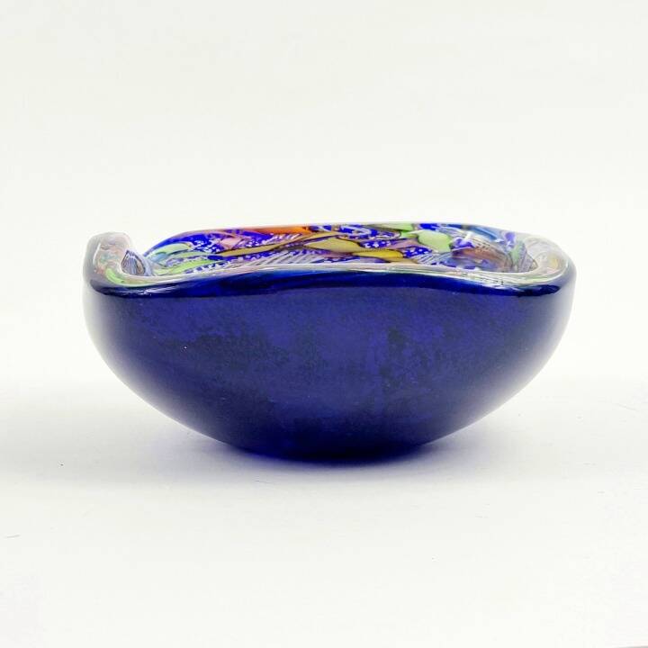 Large Murano Tutti Frutti Art Glass Bowl by Dino Martens for AvEM, Italy, 1960s