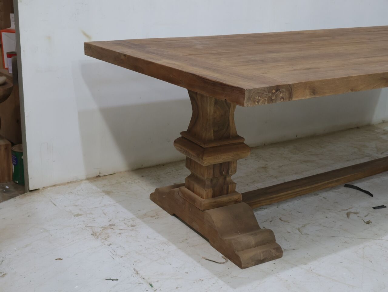 Wooden monastery table - Spirito 260 by 100 cm